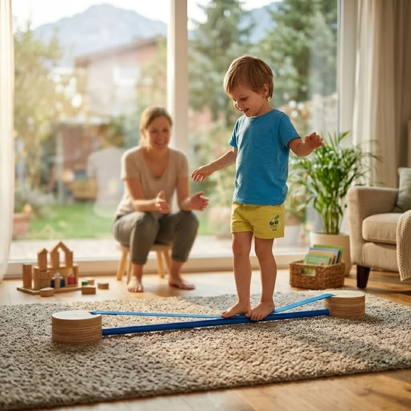 Indoor Slackline 'Slackspot' | Balancieren ohne Hilfestellung | verschiedene Varianten | verstellbar | Made in Germany