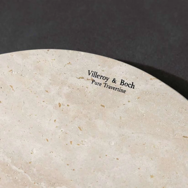 Villeroy & Boch Manufacture Travertine Piatto da Portata con Piede