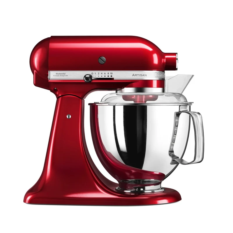KitchenAid 4,8 L 5KSM175 Artisan Küchenmaschine Beginnerset mit Gemüseschneider