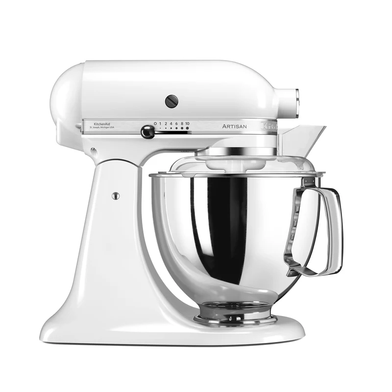 KitchenAid 4,8 L 5KSM175 Artisan Küchenmaschine Beginnerset mit Gemüseschneider