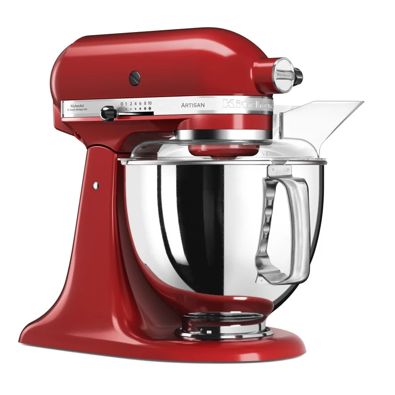 KitchenAid 4,8 L 5KSM175 Artisan Küchenmaschine Beginnerset mit Gemüseschneider