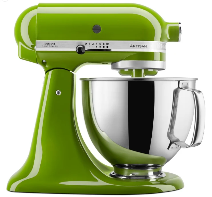 KitchenAid 4,8 L 5KSM175 Artisan Küchenmaschine Pastalover mit Nudelwalzen 3er- Set
