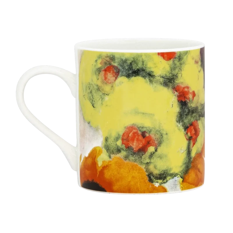 4er Set Becher "Sommerblumen"