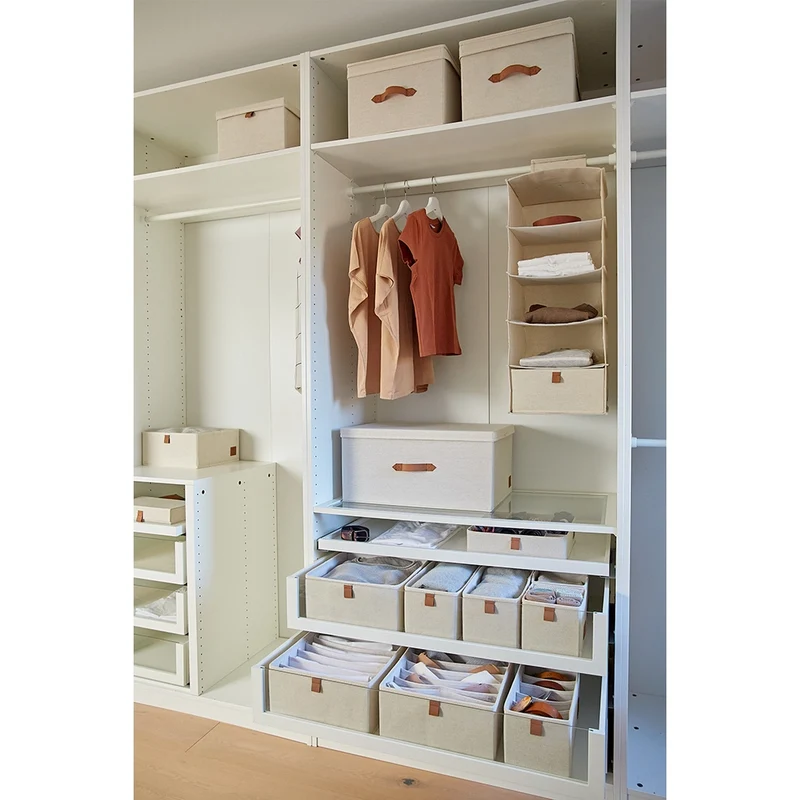 Aufbewahrungsbox beige Kleiderschrank Store It