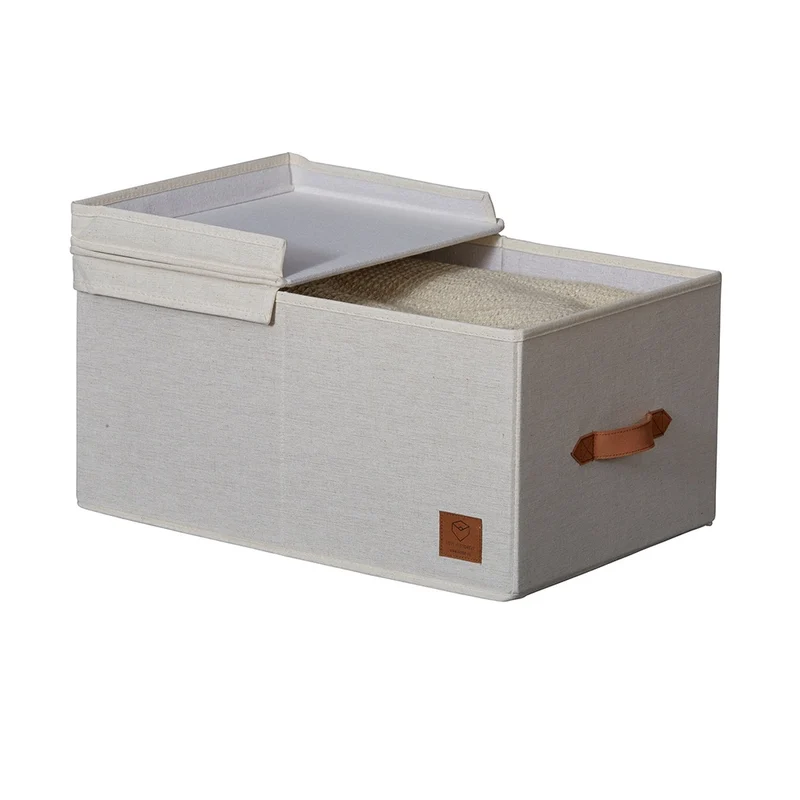 Aufbewahrungsbox beige Kleiderschrank Store It
