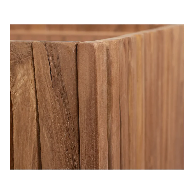 Teak Box Hocker Oxford