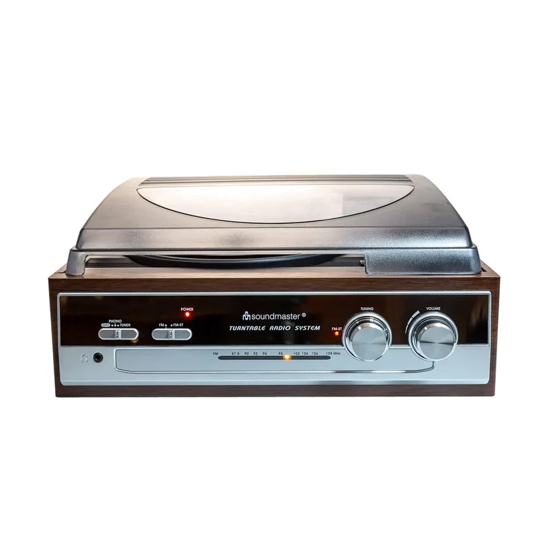 Retro Plattenspieler mit UKW Stereoradio
