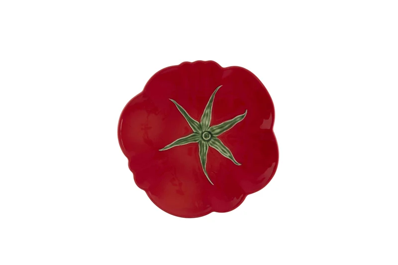 Bordallo Pinheiro Pomodoro Set 4 Piatti Piani 29 cm