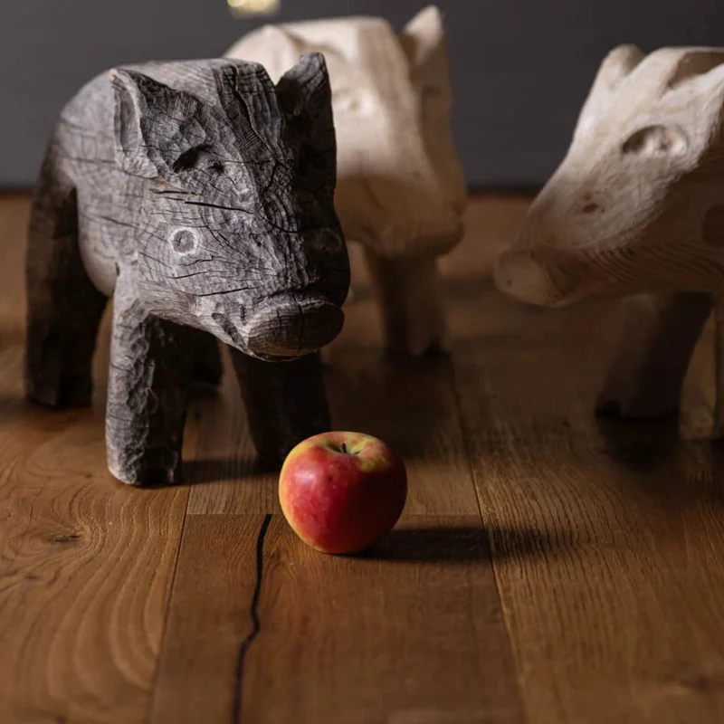 Ferkel aus Fichtenholz | H 27,5 x B 15 cm | Made in Austria