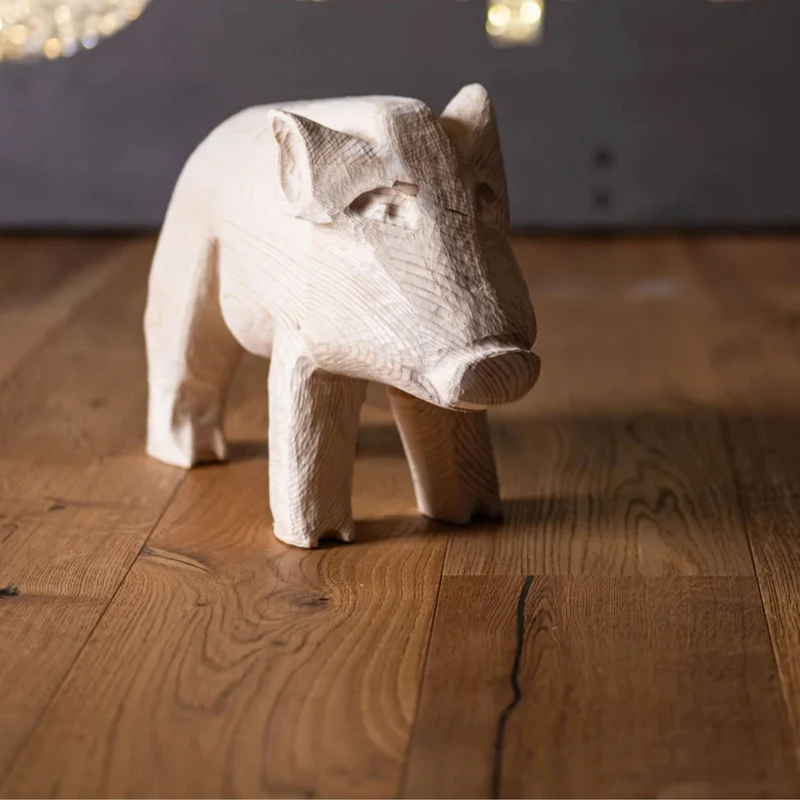 Ferkel aus Fichtenholz | H 27,5 x B 15 cm | Made in Austria