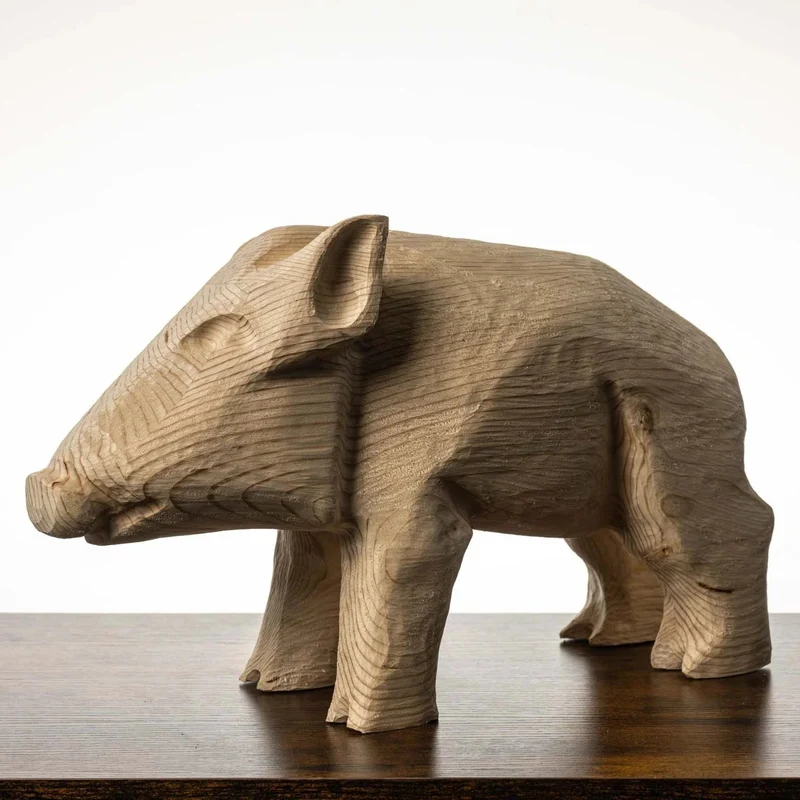 Ferkel aus Fichtenholz | H 27,5 x B 15 cm | Made in Austria