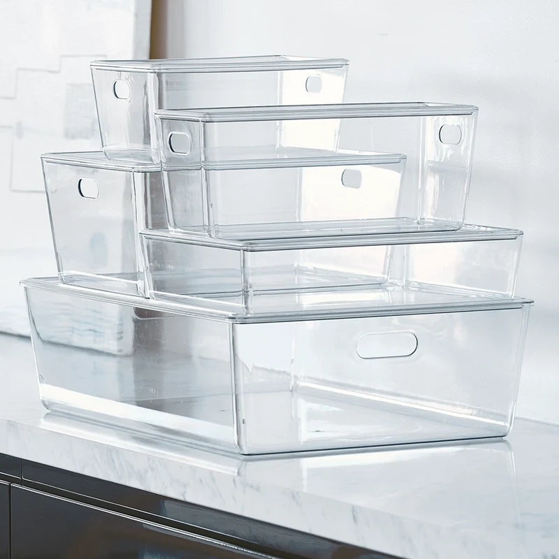 Transparenter Behälter mit Deckel 6 Liter Ezystorage