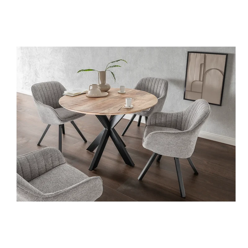 Runder Esstisch aus Holz - Avola Mango