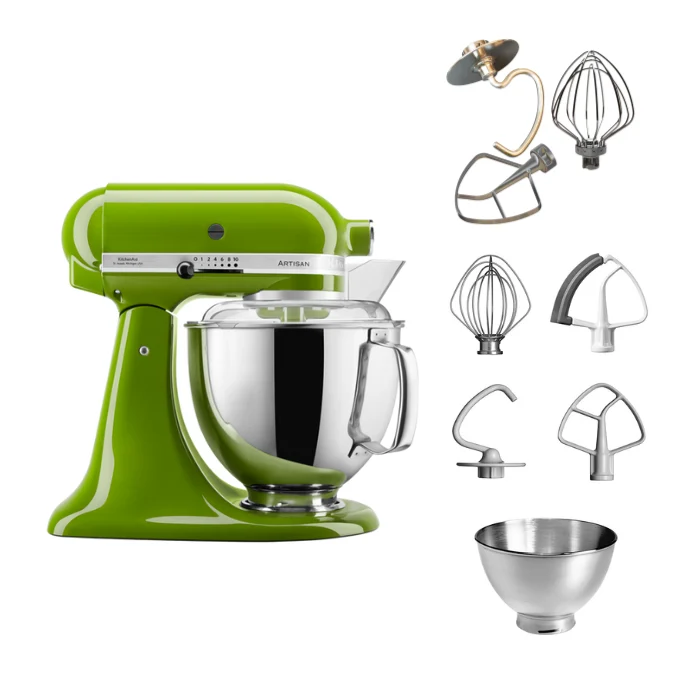 KitchenAid 4,8 L 5KSM175 Artisan Küchenmaschine Tschimmlover mit Tschimmhook Rührelementen