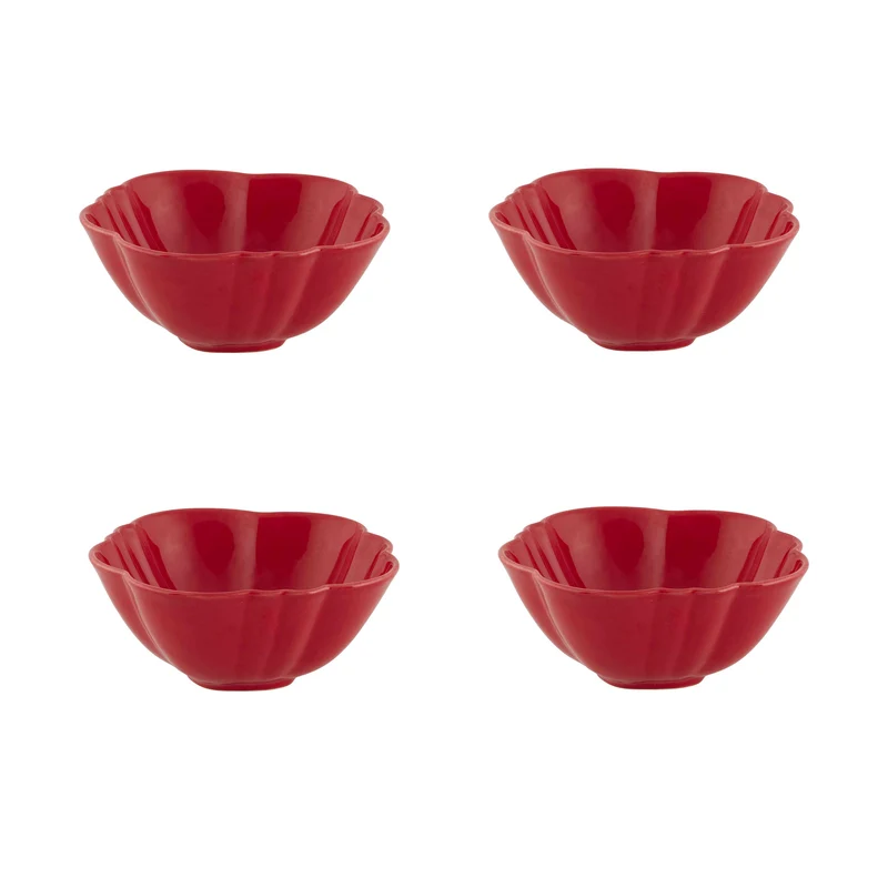 Bordallo Pinheiro Pomodoro Set 4 Ciotole 12,5 cm