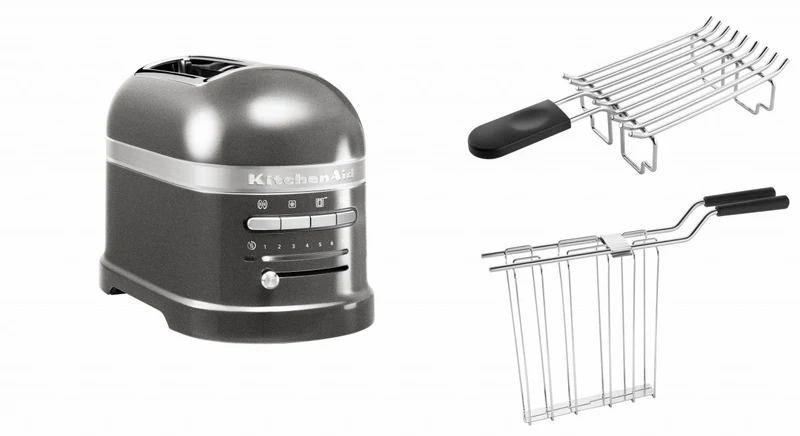 KitchenAid Paket 1, Toaster + Brötchenaufsatz Artisan 5KMT2204