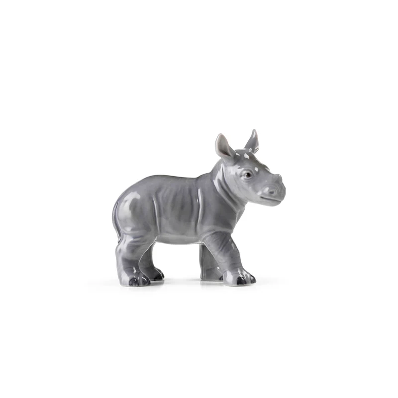 Royal Copenhagen Figurina Annuale 2025 Rinoceronte Cucciolo