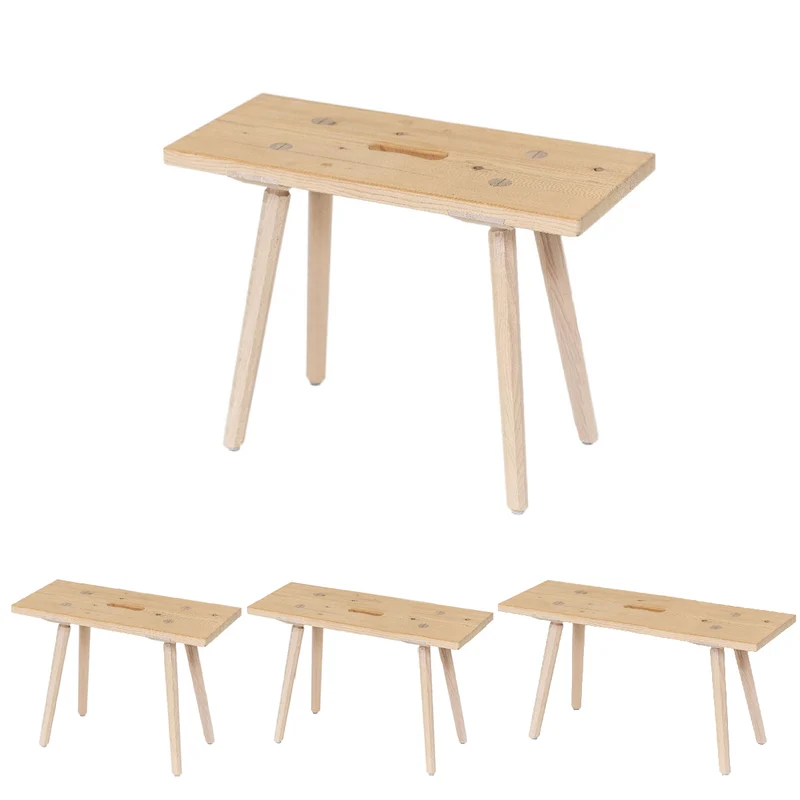 Sitzbank 'Urbank' | Griffloch | massive Zirbe | B 90/100/120 x T 30 x H 46 cm | mit Stuhlbeinen | Made in Austria