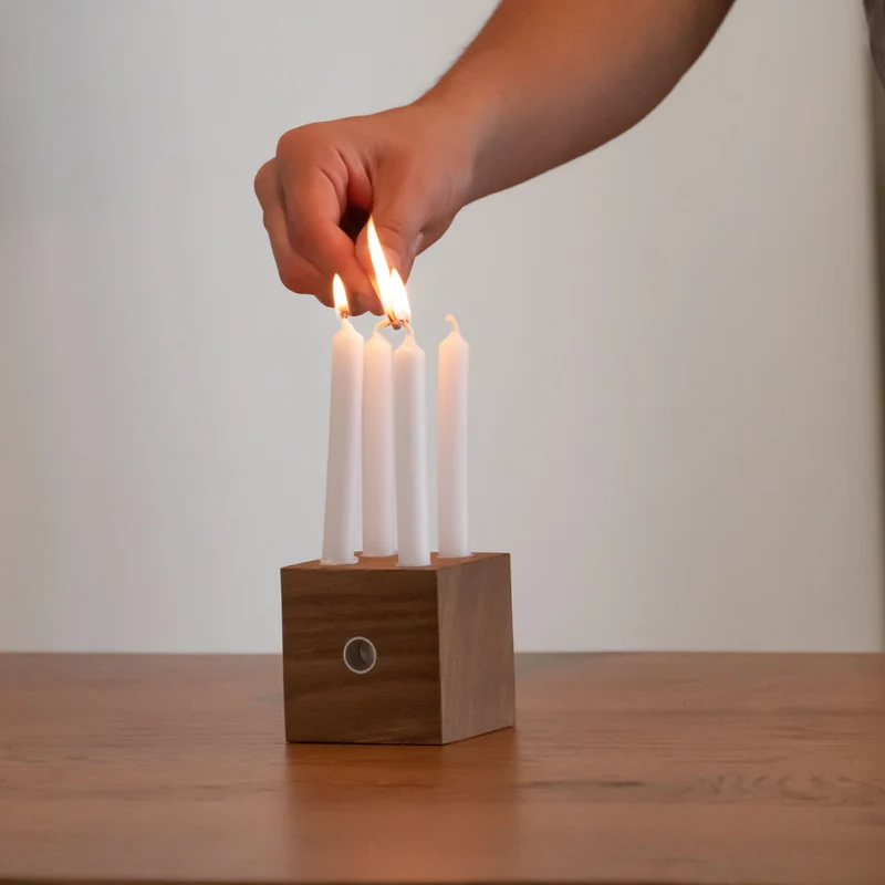Kerzenwürfel ‘Advent und mehr’ | verschiedenen Größen und Ausführungen | inkl. Kerzen | Made in Germany