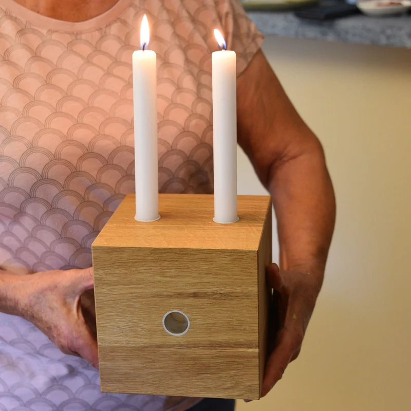 Kerzenwürfel ‘Advent und mehr’ | verschiedenen Größen und Ausführungen | inkl. Kerzen | Made in Germany