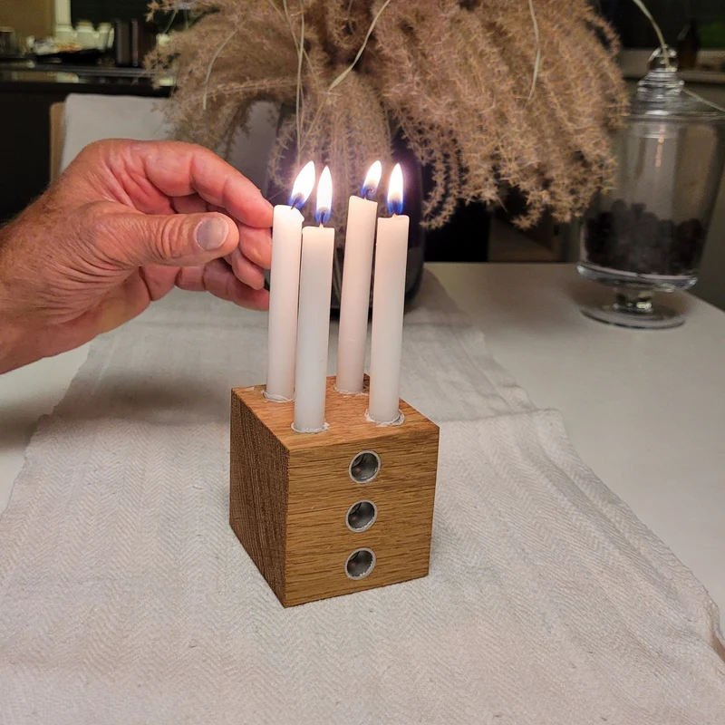Kerzenwürfel ‘Advent und mehr’ | verschiedenen Größen und Ausführungen | inkl. Kerzen | Made in Germany