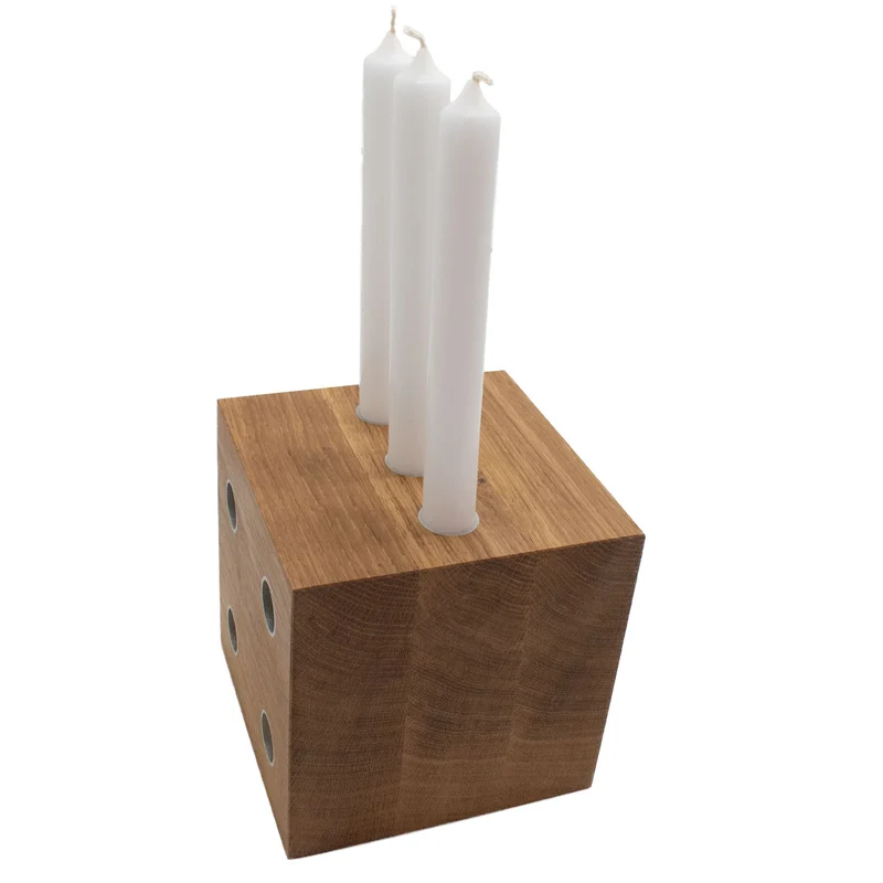 Kerzenwürfel ‘Advent und mehr’ | verschiedenen Größen und Ausführungen | inkl. Kerzen | Made in Germany