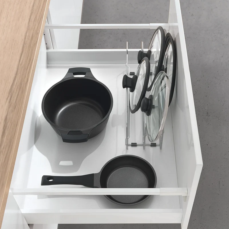 Topfdeckelhalter für Schublade Metaltex