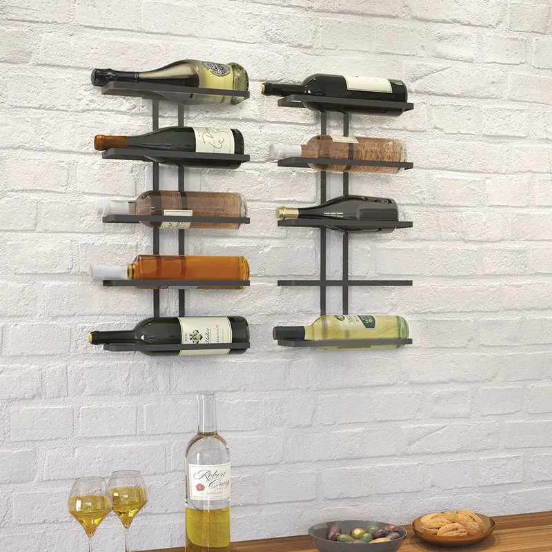 Weinflaschenhalter Wand 5 Flaschen Metaltex