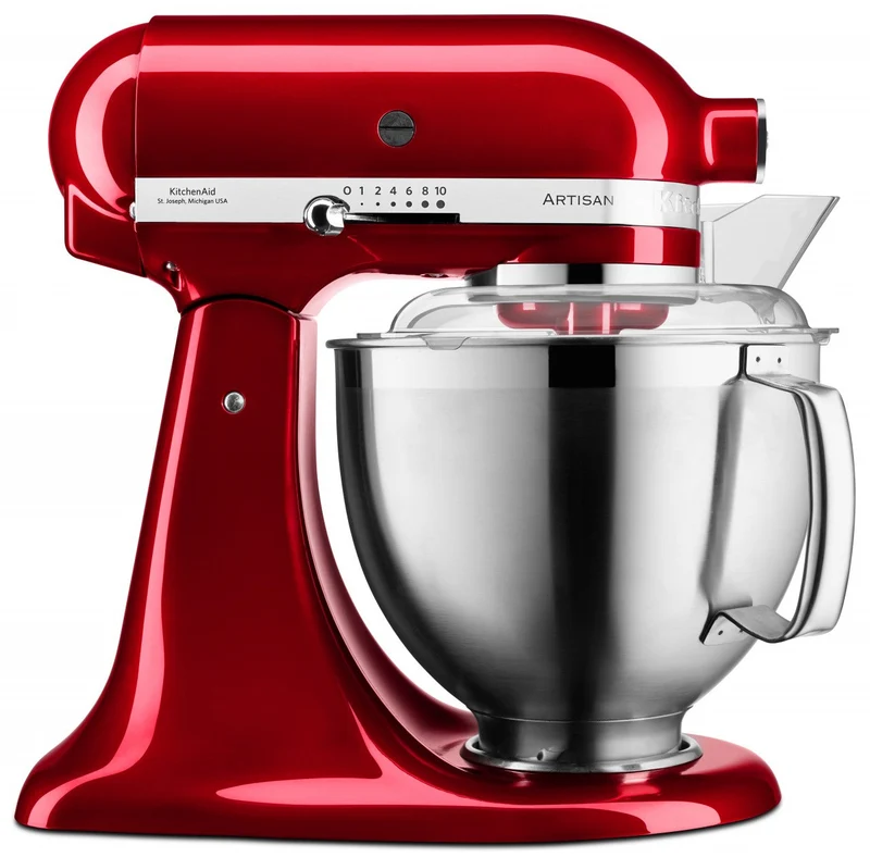 KitchenAid 4,8 L 5KSM185 Artisan Küchenmaschine Cookielover Artisan Fleischwolf+Spritzgebäck+Flexirührer