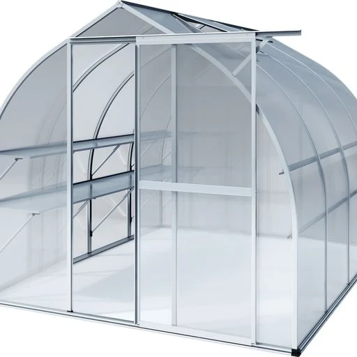 Hochstabiles Aluminium Gewächshaus 'Rom' | in verschiedenen Ausführungen | ISO-Hohlkammerplatten Polycarbonat | Made in Germany