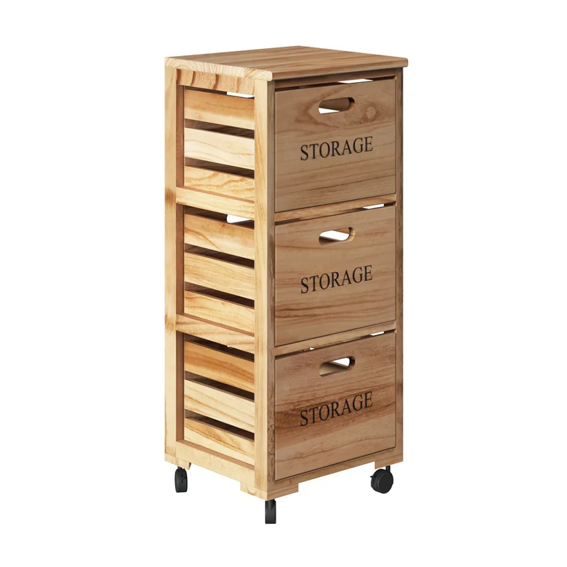 Lagerwagen Holz mit Schubladen Five®