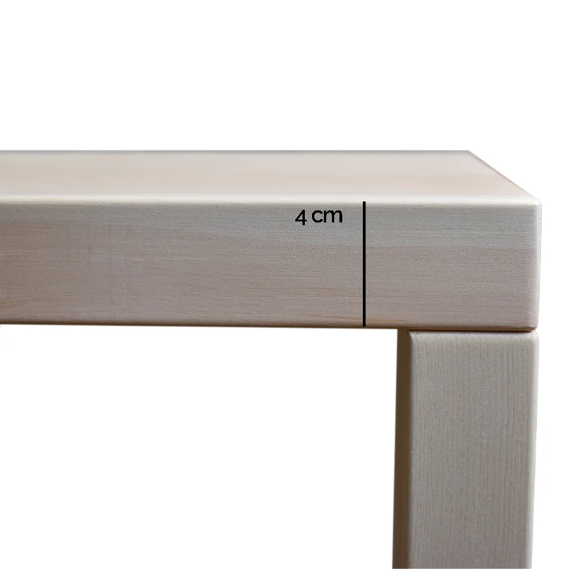 Massivholz Garderobe/Sitzbank 'MyStyle - Large' | L 150 x T 50 x H 45 cm | in verschiedenen Holzarten und Stärken | mit verschiedenen Kleiderstangen aus Nussholz | Made in Austria