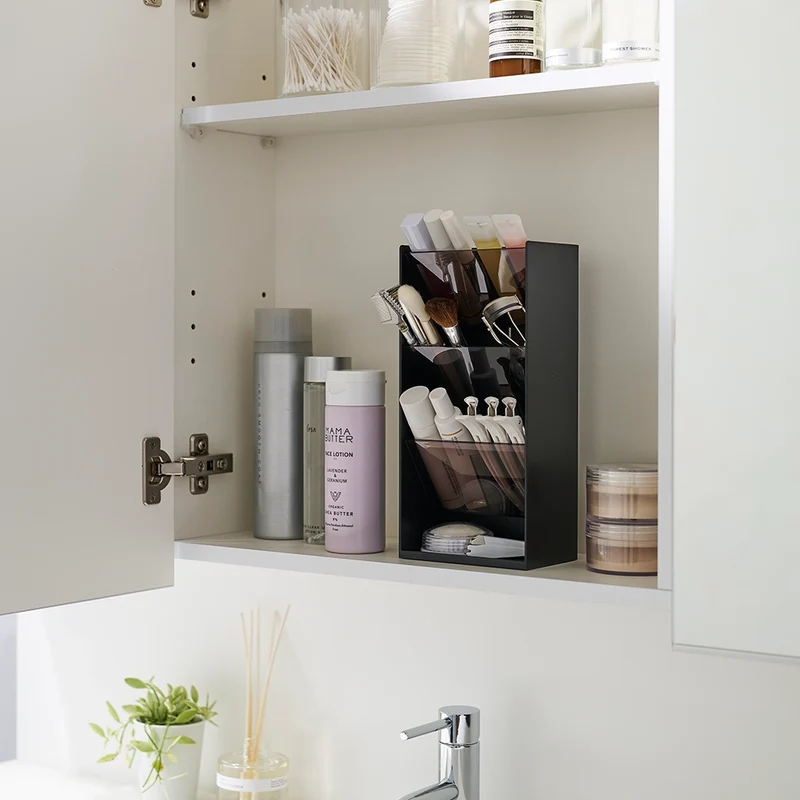 Make-up-Tablett verstellbare Trennwände Yamazaki