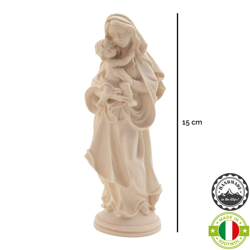 Madonna der Hoffnung mit Kind | Massivholz Figur | in verschiedenen Ausführungen und Größen | Made in Südtirol