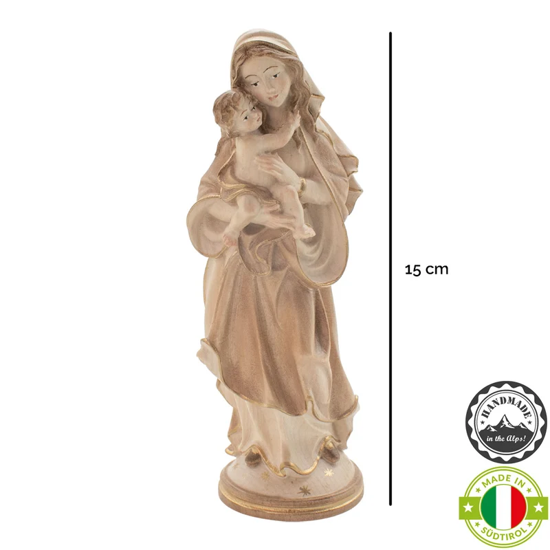 Madonna der Hoffnung mit Kind | Massivholz Figur | in verschiedenen Ausführungen und Größen | Made in Südtirol