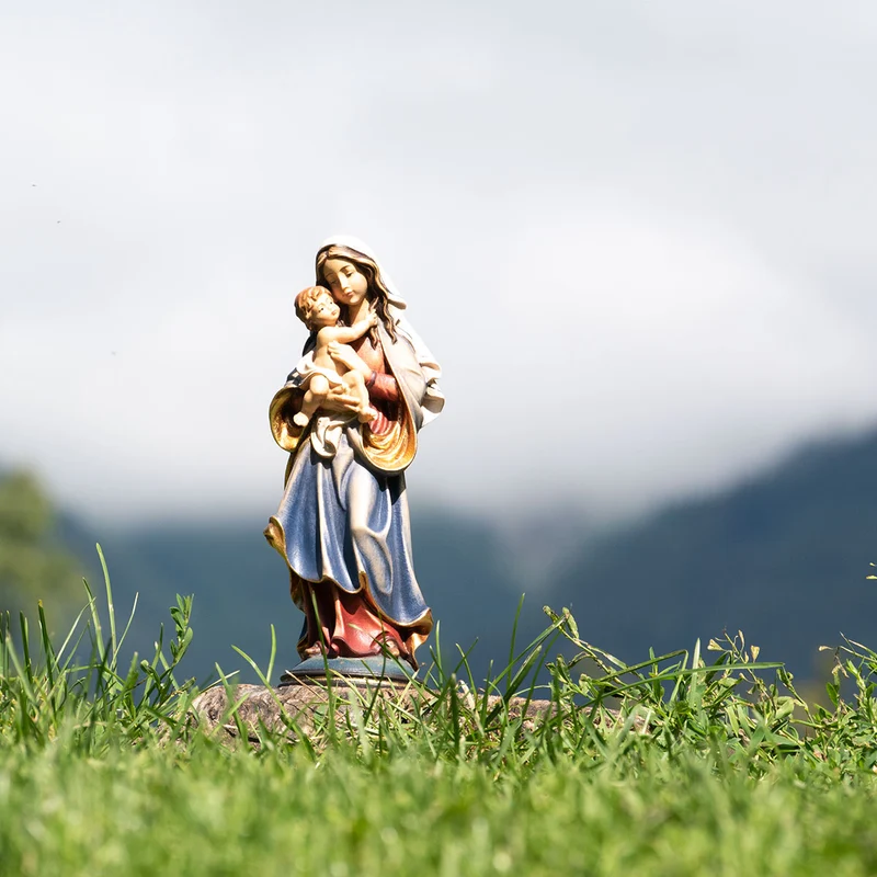 Madonna der Hoffnung mit Kind | Massivholz Figur | in verschiedenen Ausführungen und Größen | Made in Südtirol
