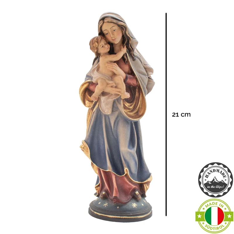 Madonna der Hoffnung mit Kind | Massivholz Figur | in verschiedenen Ausführungen und Größen | Made in Südtirol