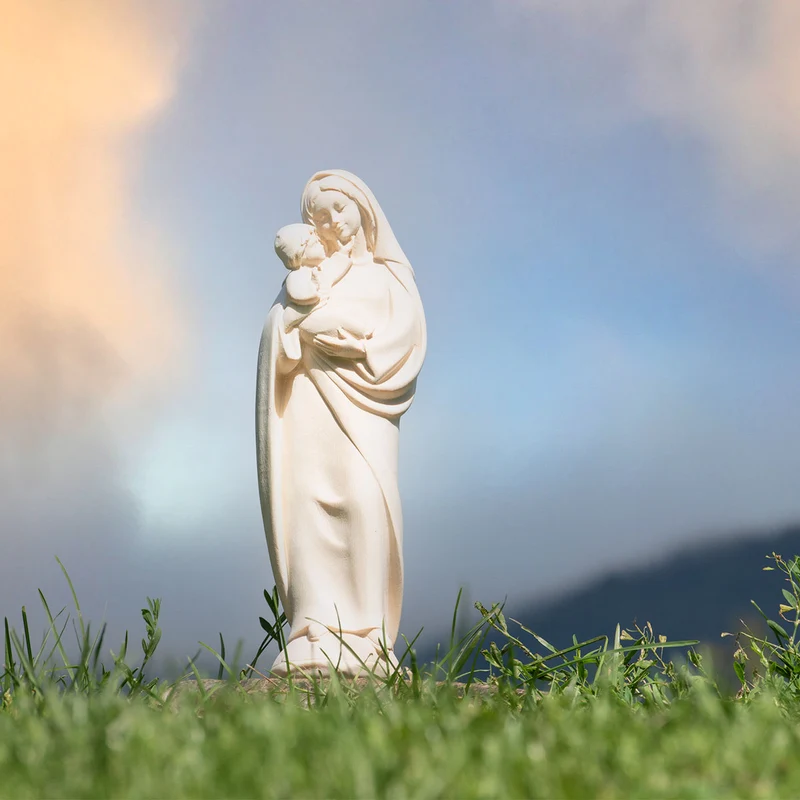 Madonna der Liebe mit Kind | Massivholz Figur | in verschiedenen Ausführungen und Größen | Made in Südtirol