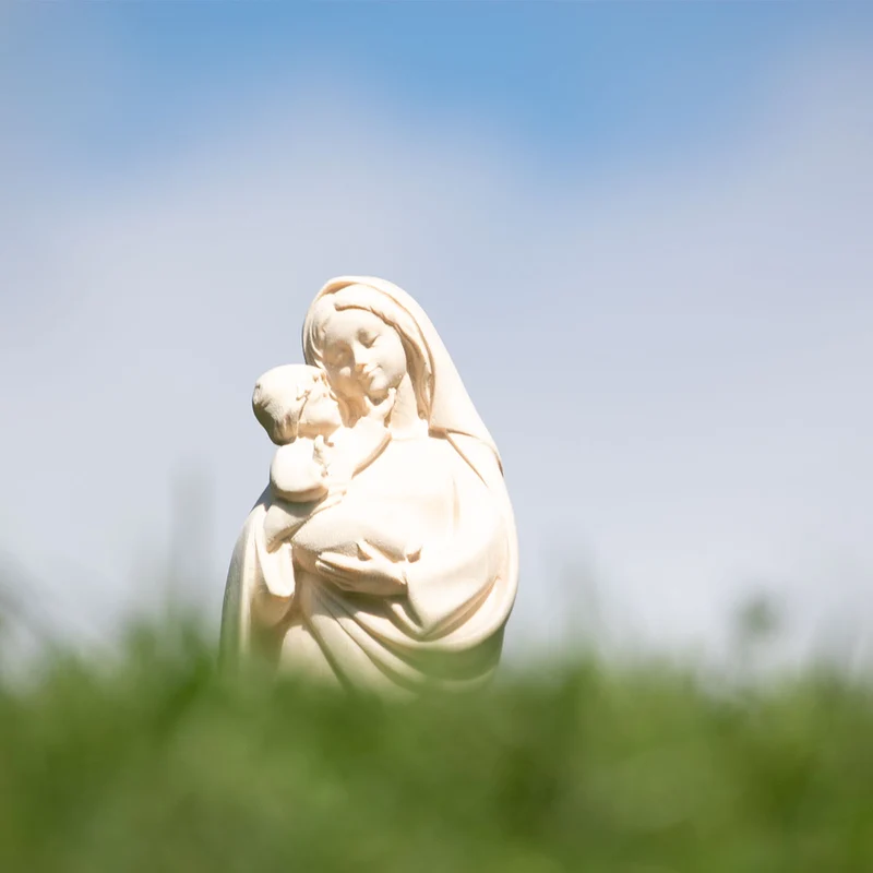 Madonna der Liebe mit Kind | Massivholz Figur | in verschiedenen Ausführungen und Größen | Made in Südtirol