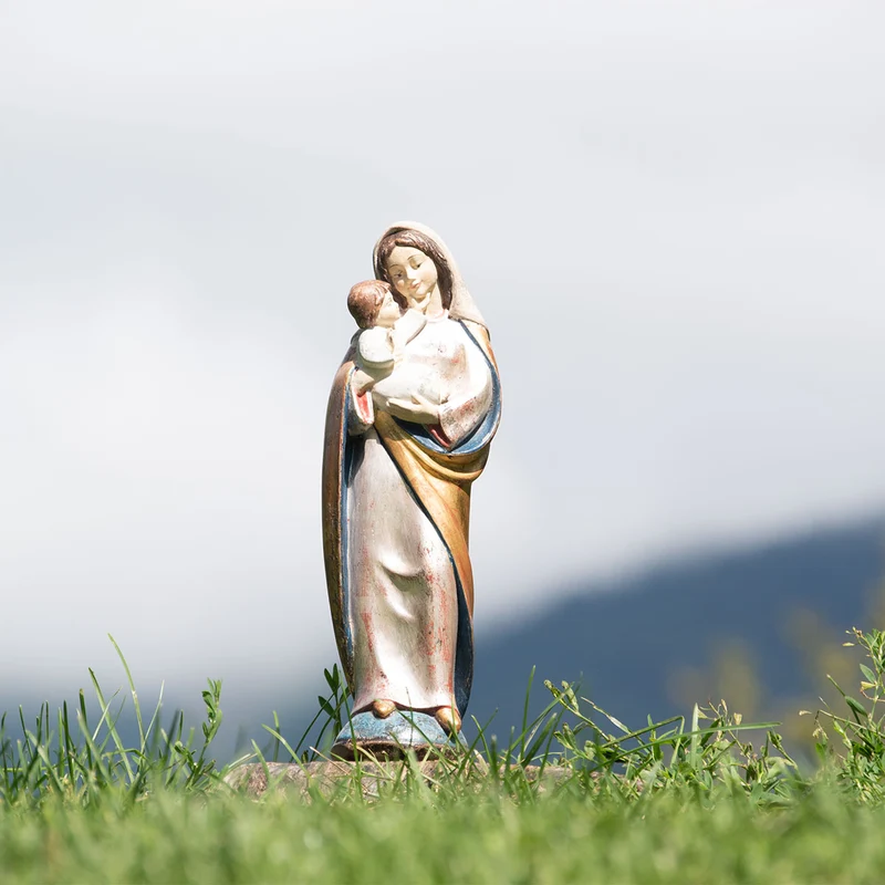 Madonna der Liebe mit Kind | Massivholz Figur | in verschiedenen Ausführungen und Größen | Made in Südtirol