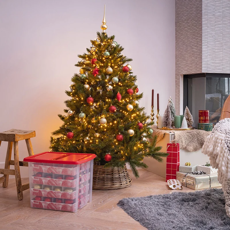 Weihnachtskugelbox 64 Kugeln Sunware - Nesta