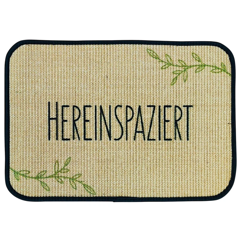 Fußmatte aus Naturmaterial | Sisal | Naturlatex | verschiedene Ausführungen | 100% natürliche Materialien | Made in Germany