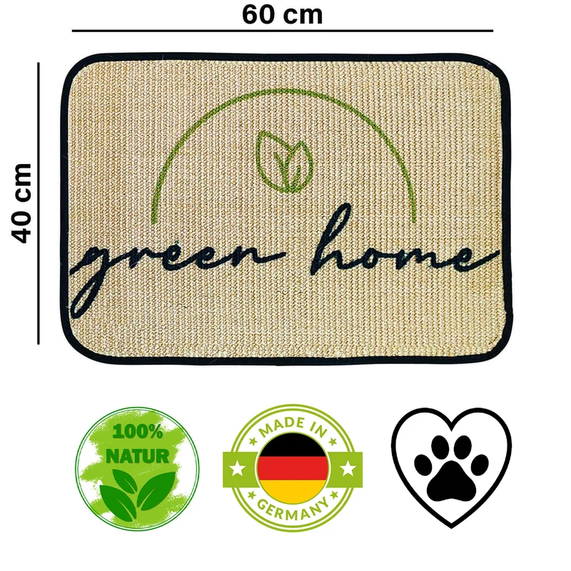 Fußmatte aus Naturmaterial | Sisal | Naturlatex | verschiedene Ausführungen | 100% natürliche Materialien | Made in Germany
