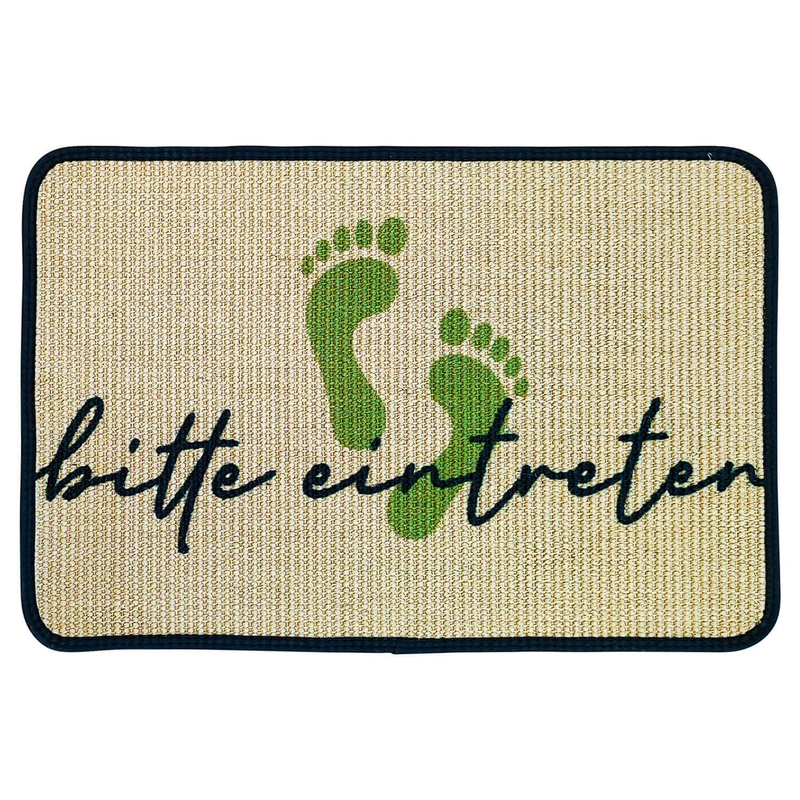 Fußmatte aus Naturmaterial | Sisal | Naturlatex | verschiedene Ausführungen | 100% natürliche Materialien | Made in Germany