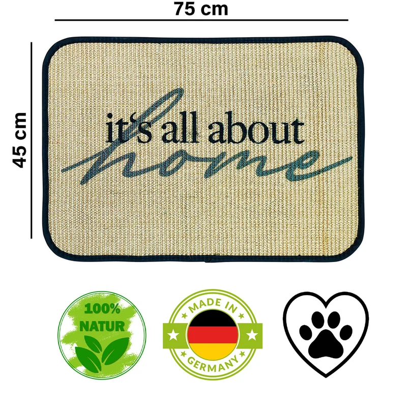 Fußmatte aus Naturmaterial | Sisal | Naturlatex | verschiedene Ausführungen | 100% natürliche Materialien | Made in Germany