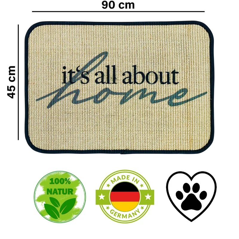 Fußmatte aus Naturmaterial | Sisal | Naturlatex | verschiedene Ausführungen | 100% natürliche Materialien | Made in Germany