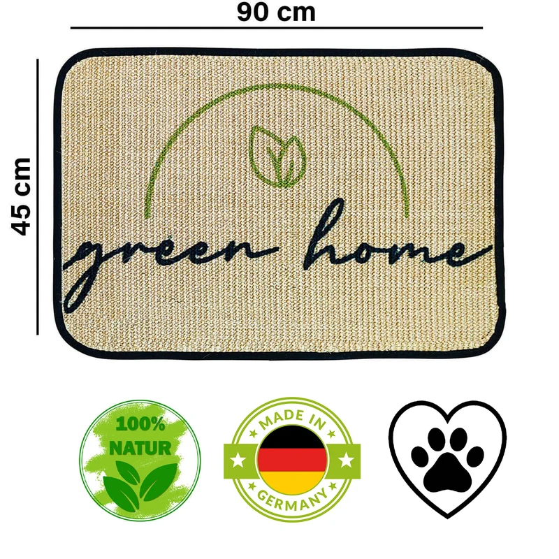 Fußmatte aus Naturmaterial | Sisal | Naturlatex | verschiedene Ausführungen | 100% natürliche Materialien | Made in Germany