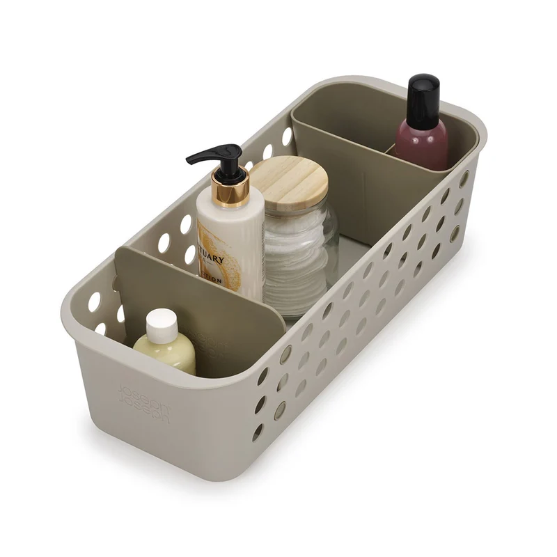 Kunststoff Badezimmer Korb mit Trennwand und Ablage Joseph Joseph - EasyStore