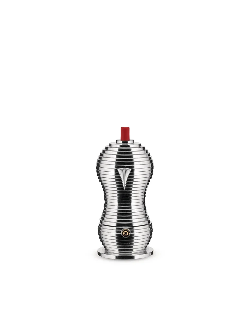 Alessi Pulcina Caffettiera Espresso adatta al piano induzione, 6 Tazze