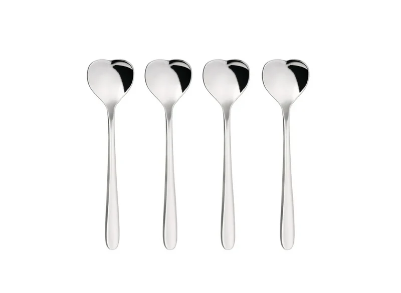 Alessi Big Love Set 4 Cucchiaini Caffè Cuore